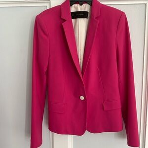 Zara, basic pink blazer